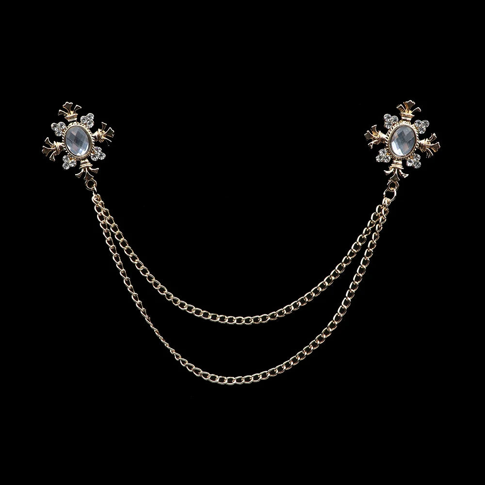 Talisman Brooch - Gilded Mist Regal Fleur