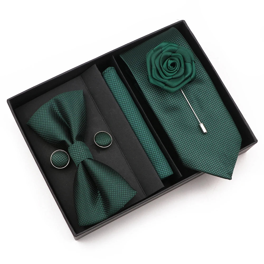 Talisman Tie Set – Deep Forest Green Formal Set