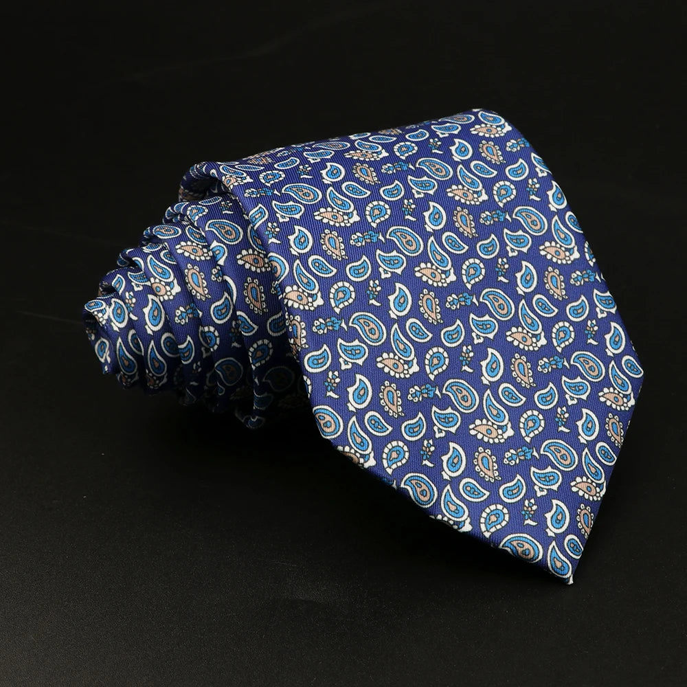 Astorre - Midnight Blue Paisley Tie