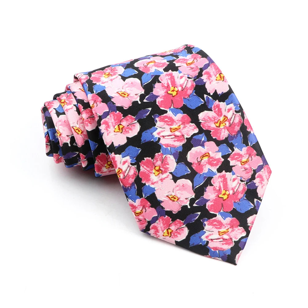 Lamont - Pink Camellia Bloom Tie