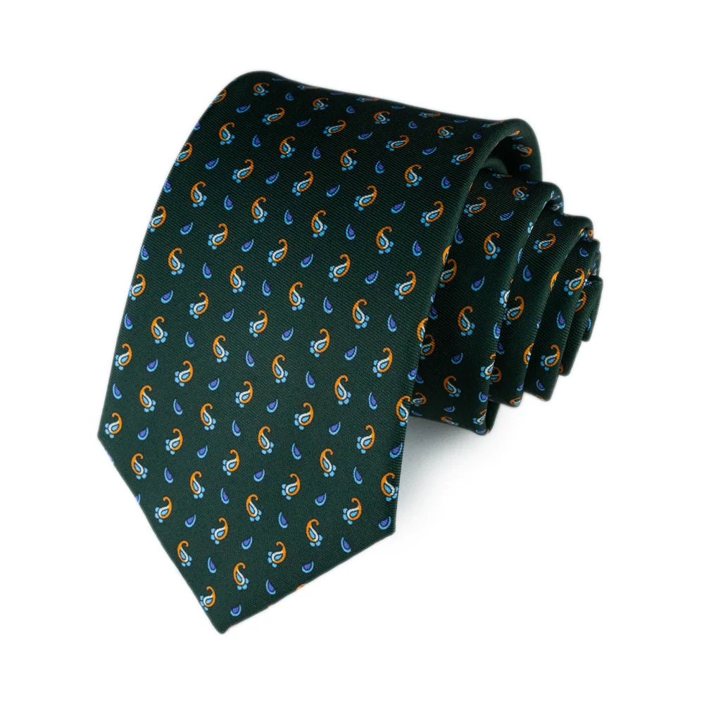Helmsley - Green Paisley Tie
