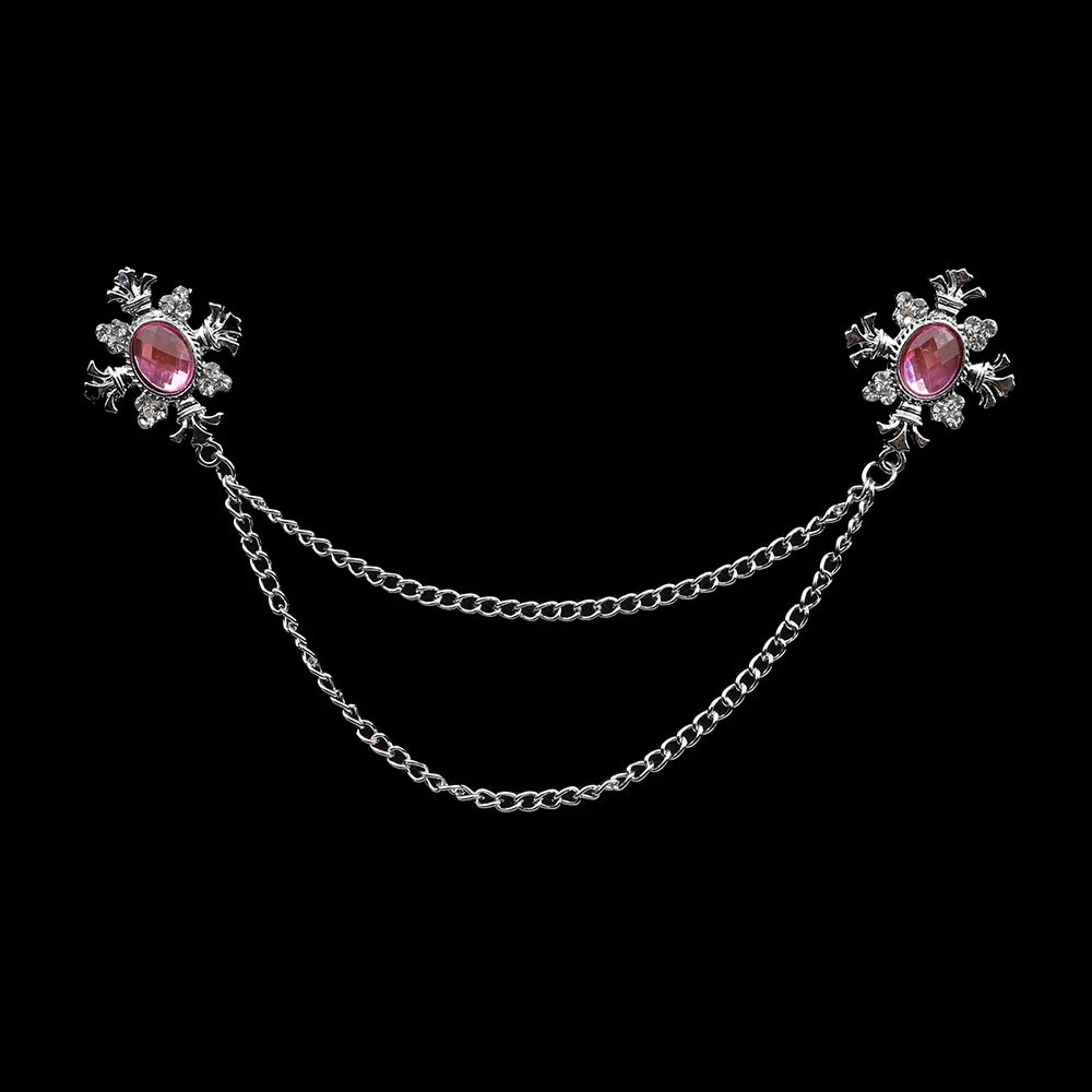 Talisman Brooch - Silver Rose Regal Fleur
