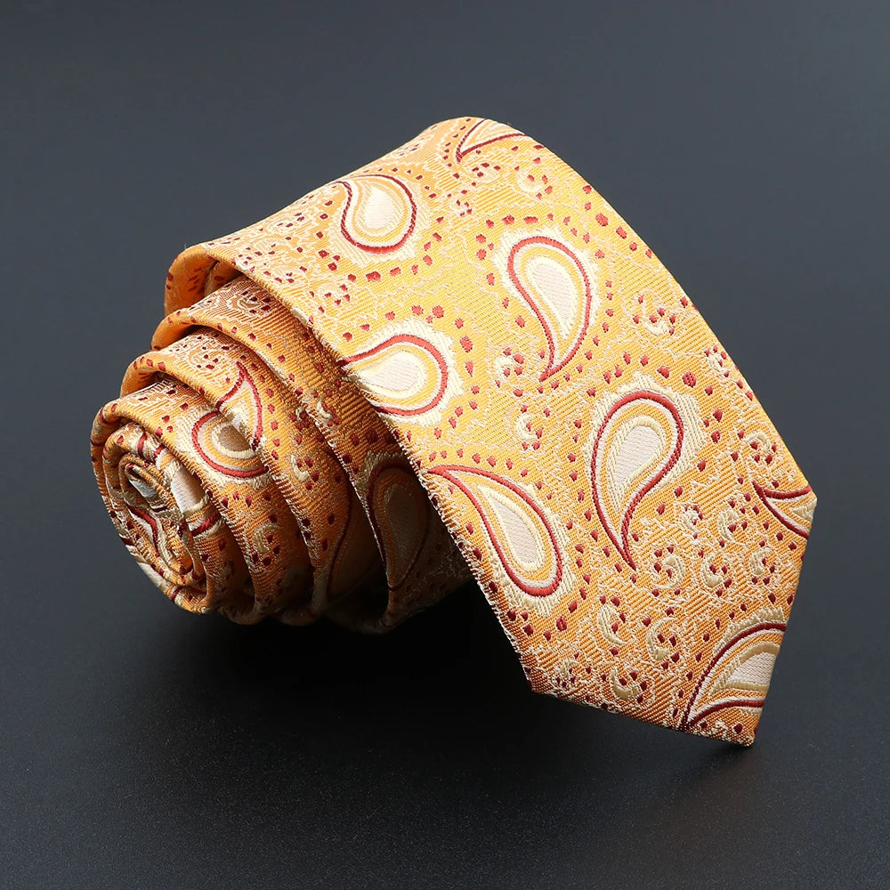 Wexford - Gold Paisley Tie