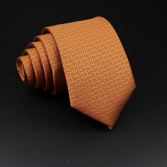 Stafford - Burnt Orange Textured Tie