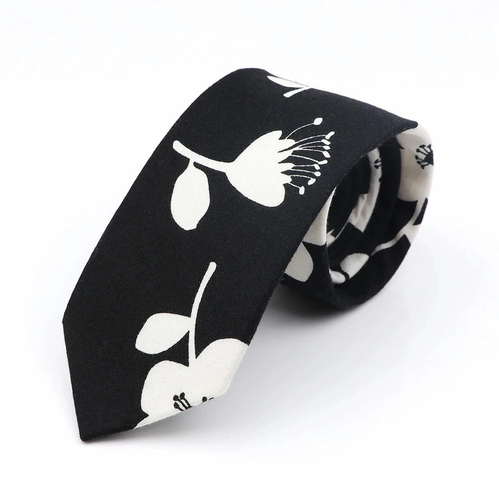 Underwood - Black Silhouette Bloom Tie