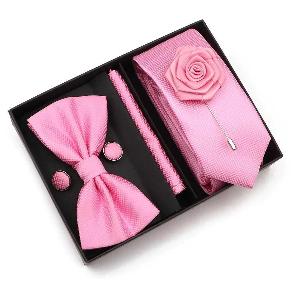 Talisman Tie Set – Candy Pink Formal Set