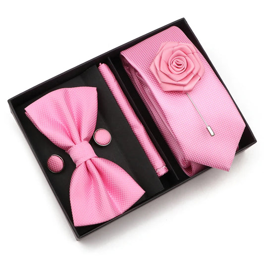 Talisman Tie Set – Candy Pink Formal Set