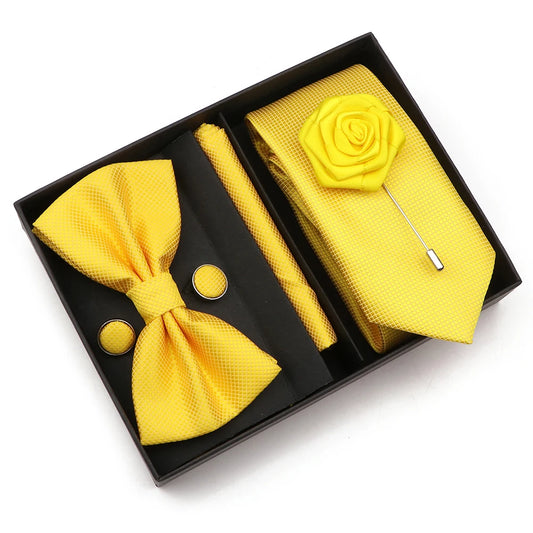 Talisman Tie Set – Golden Yellow Formal Set