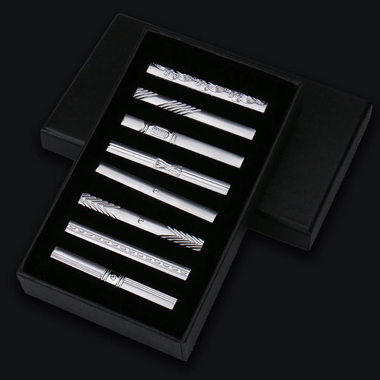 Talisman Tie Clip Set - Baroque Accent