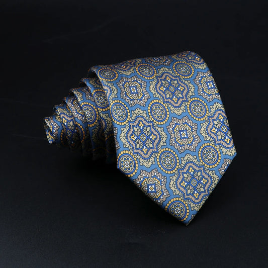 Serbelloni - Byzantine Sky Medallion Tie