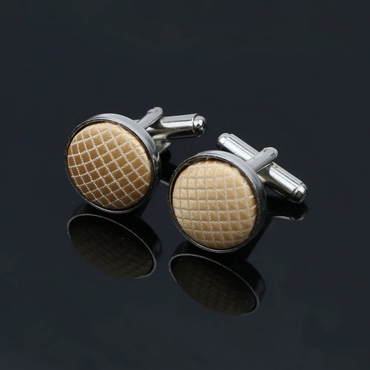 أزرار أكمام تاليسمان - منقوشة بيج