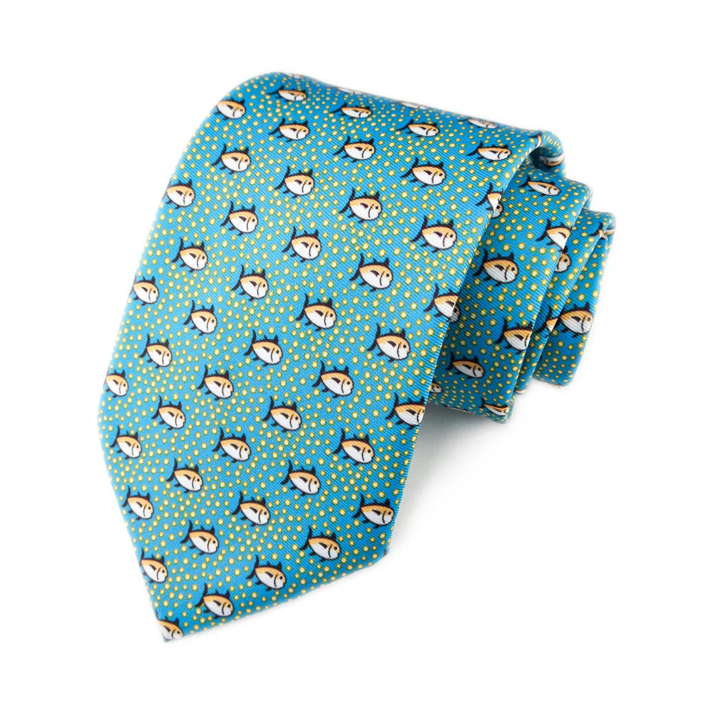 Garstang - Turquoise Fish Tie