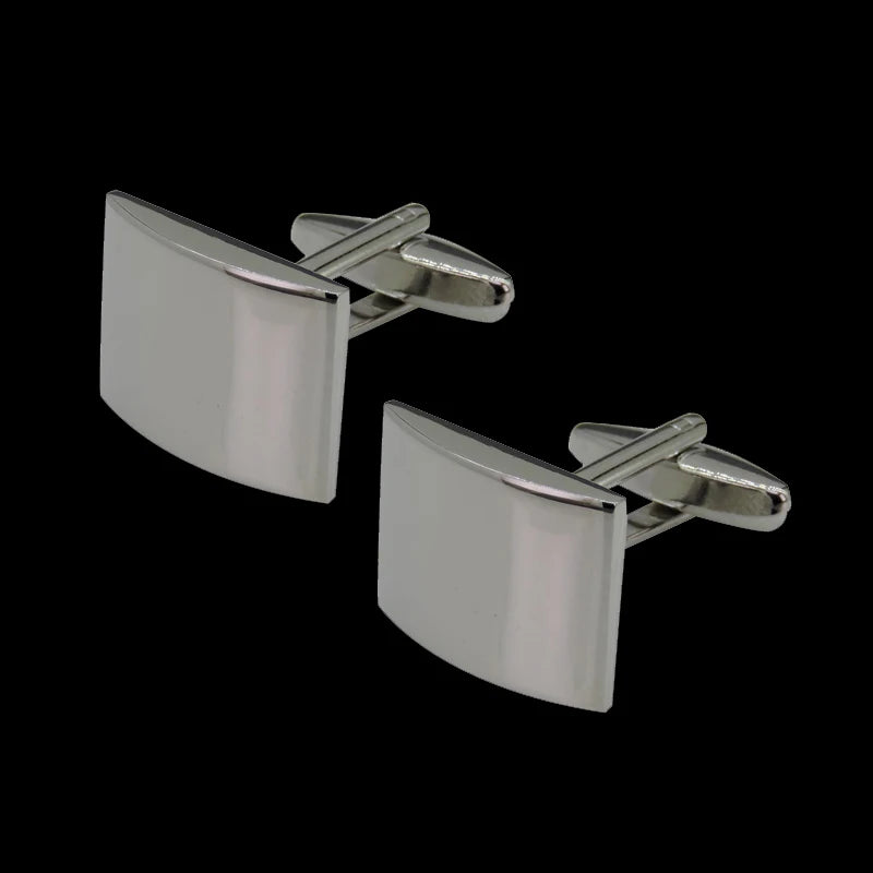 Silver Curve cufflinks