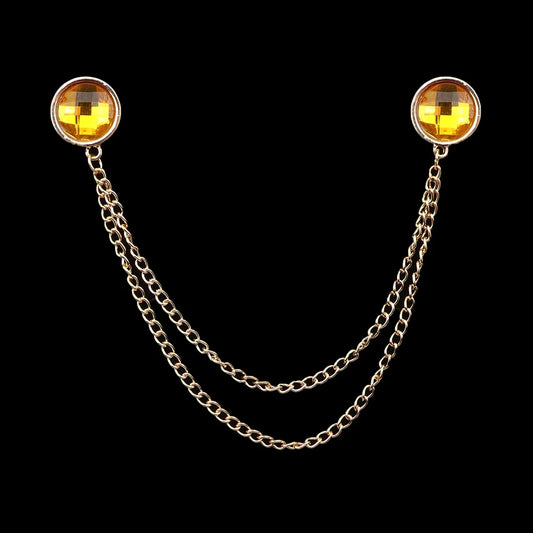 Talisman Brooch – Gilded Honey Duet