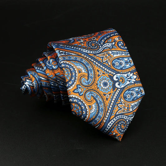 Tocco - Saffron Indigo Paisley Tie