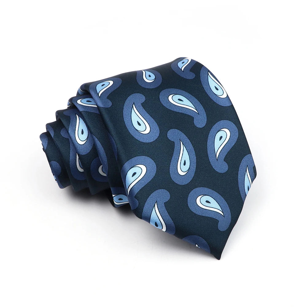 Kelsale - Navy Blue Paisley Tie