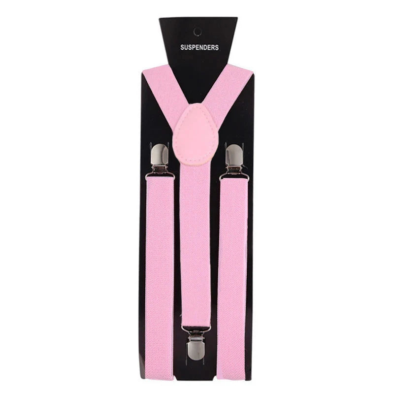 Pink suspenders