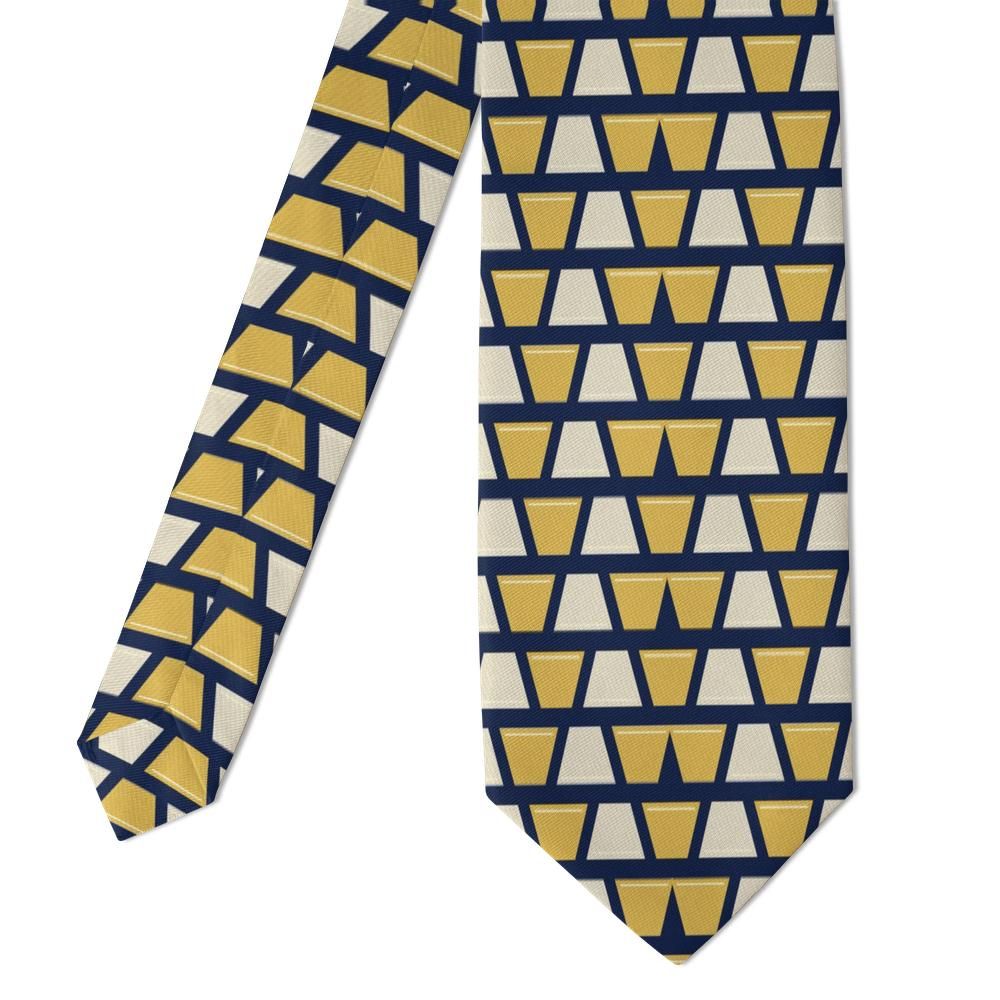 Teleki - Navy & Gold Keystone Tie – Master Mason