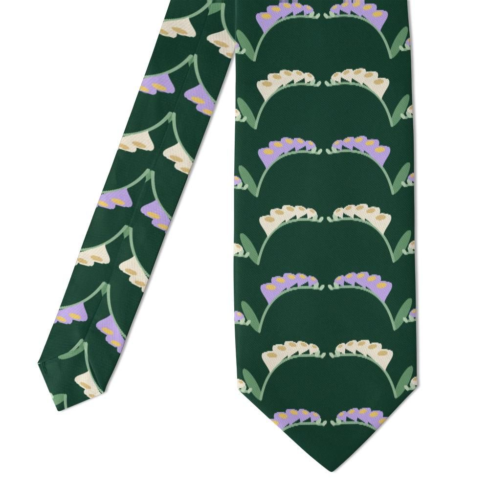Fürstenberg - Forest & Lilac Freesia Tie – Morning Dew