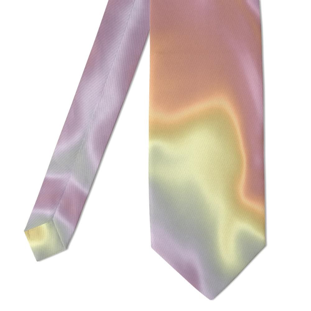 Wachtmeister - Champagne & Rose Iridescent Swirl Tie – Pearl Glow