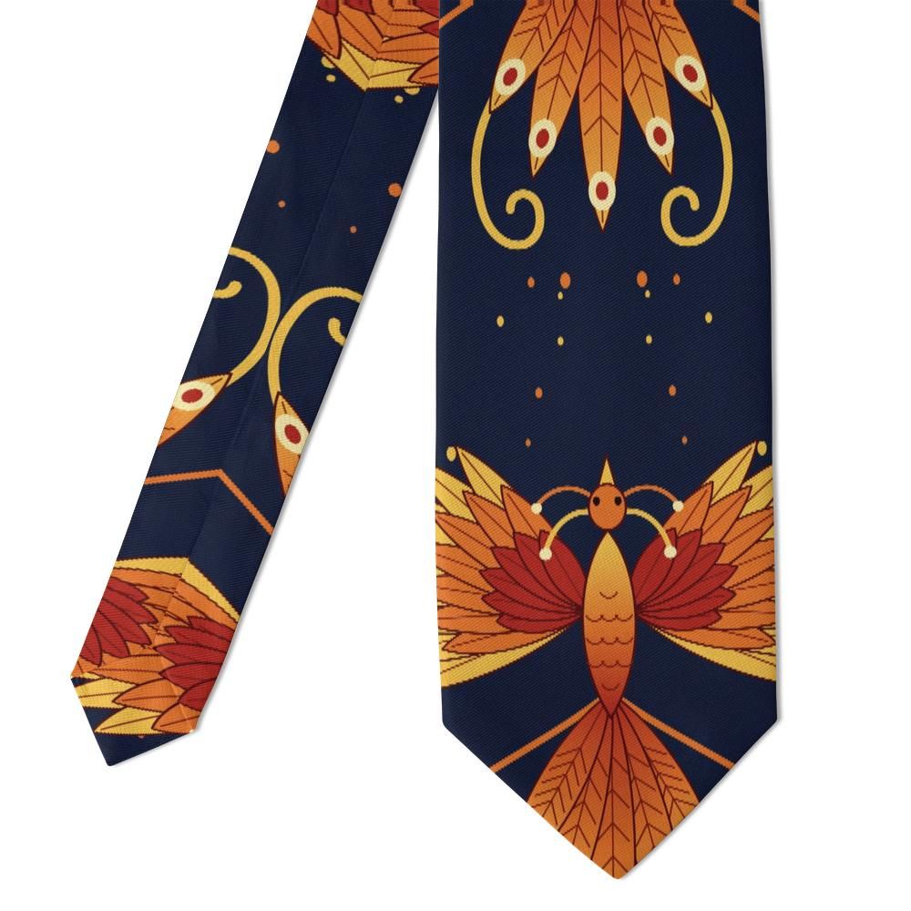 Károlyi - Navy Firebird Tie – Wings of Fire