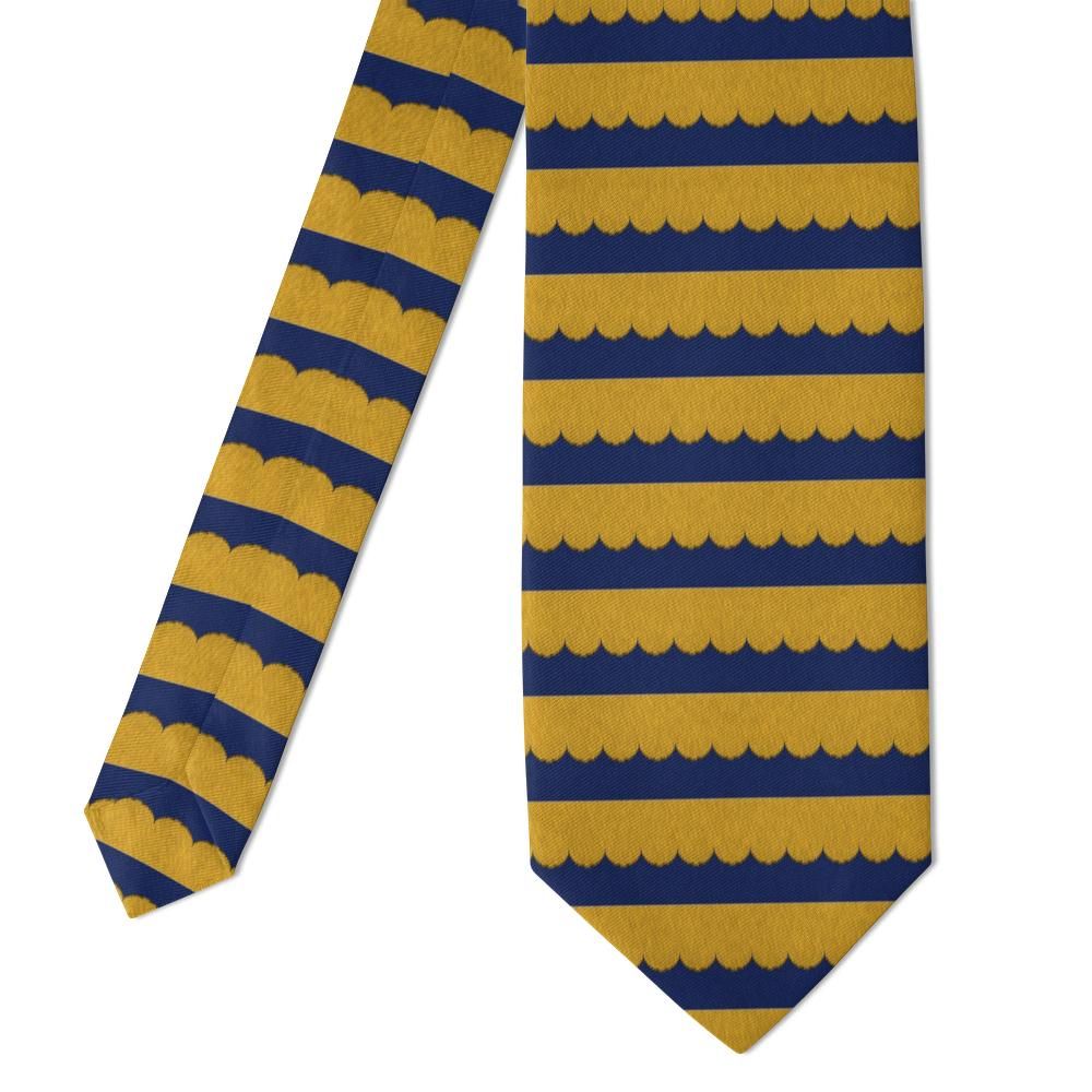 Rosenhane - Mustard & Navy Awning Stripe Tie – Market Square