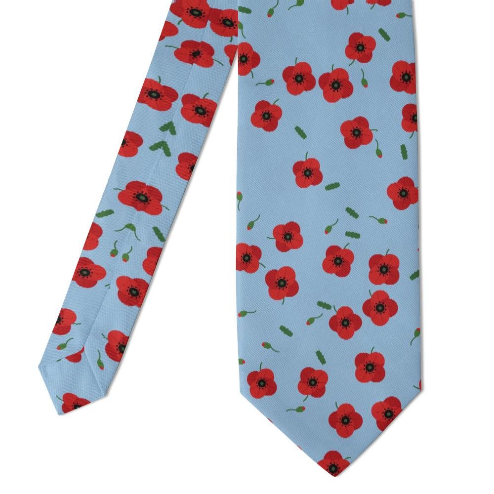 Guldencrone - Sky Blue Poppy Tie – Spring Field