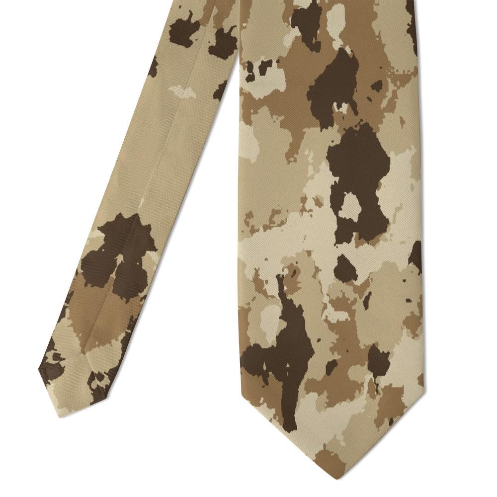 Radetzky - Sand & Brown Woodland Camo Tie – Desert Campaign