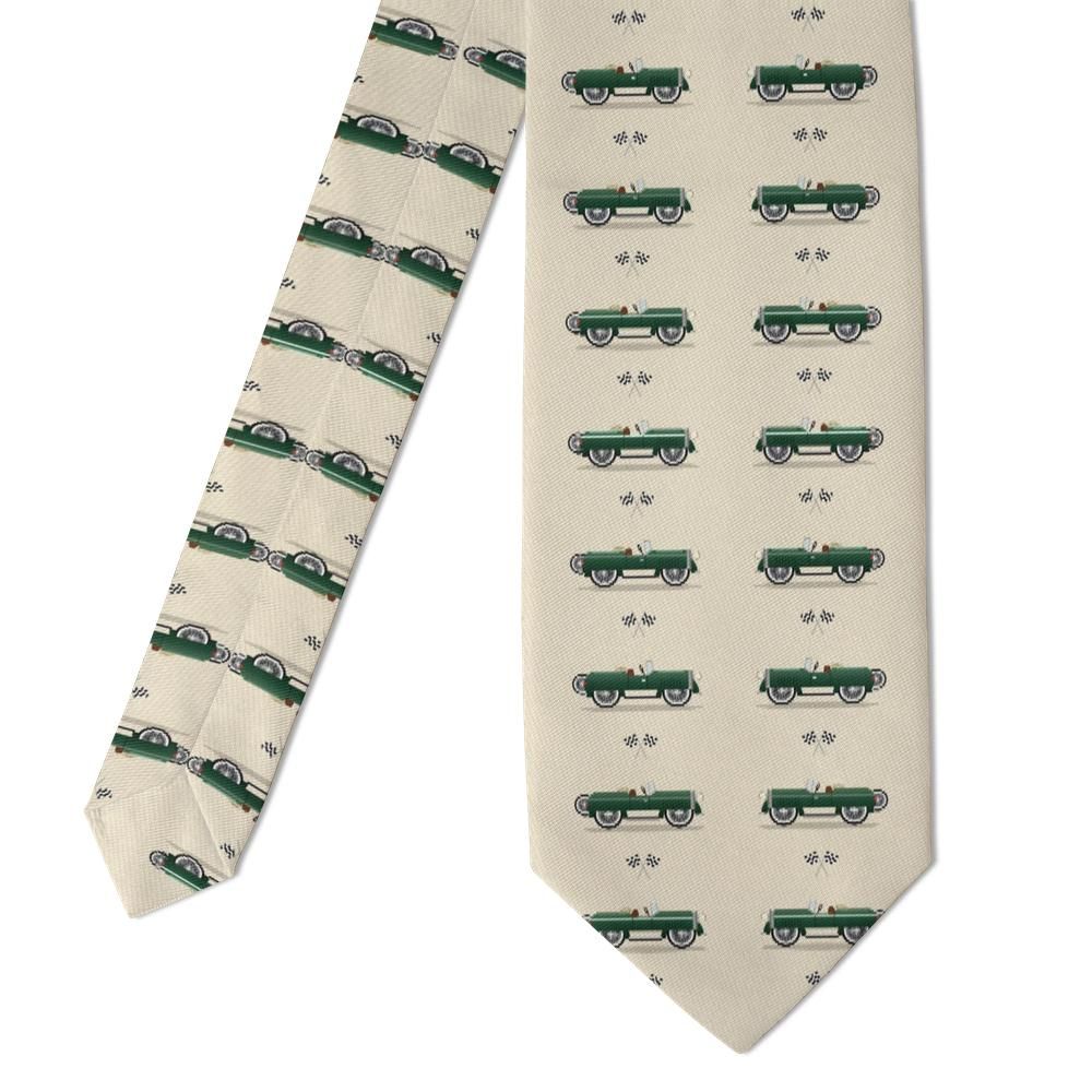 Berchtold - Cream & Racing Green Roadster Tie – Country Rally