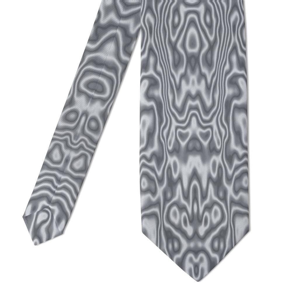 Silfversparre - Silver Watered Silk Tie – Black Tie Affair