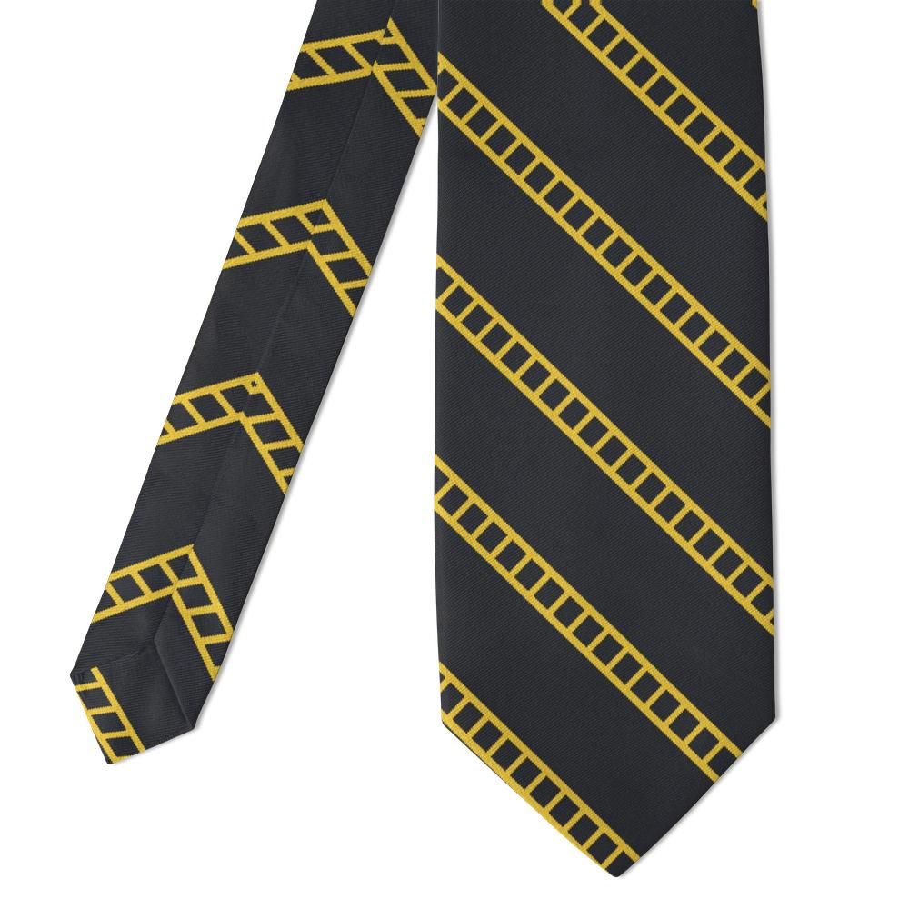 Adelswärd - Charcoal & Yellow Ladder Stripe Tie – Architect's Studio