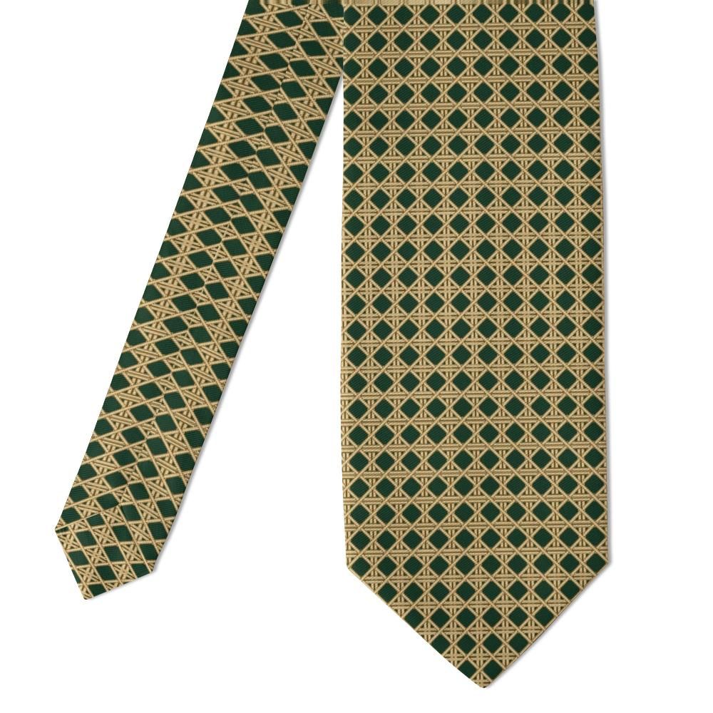 Piper - Green & Natural Rattan Weave Tie – Garden Veranda