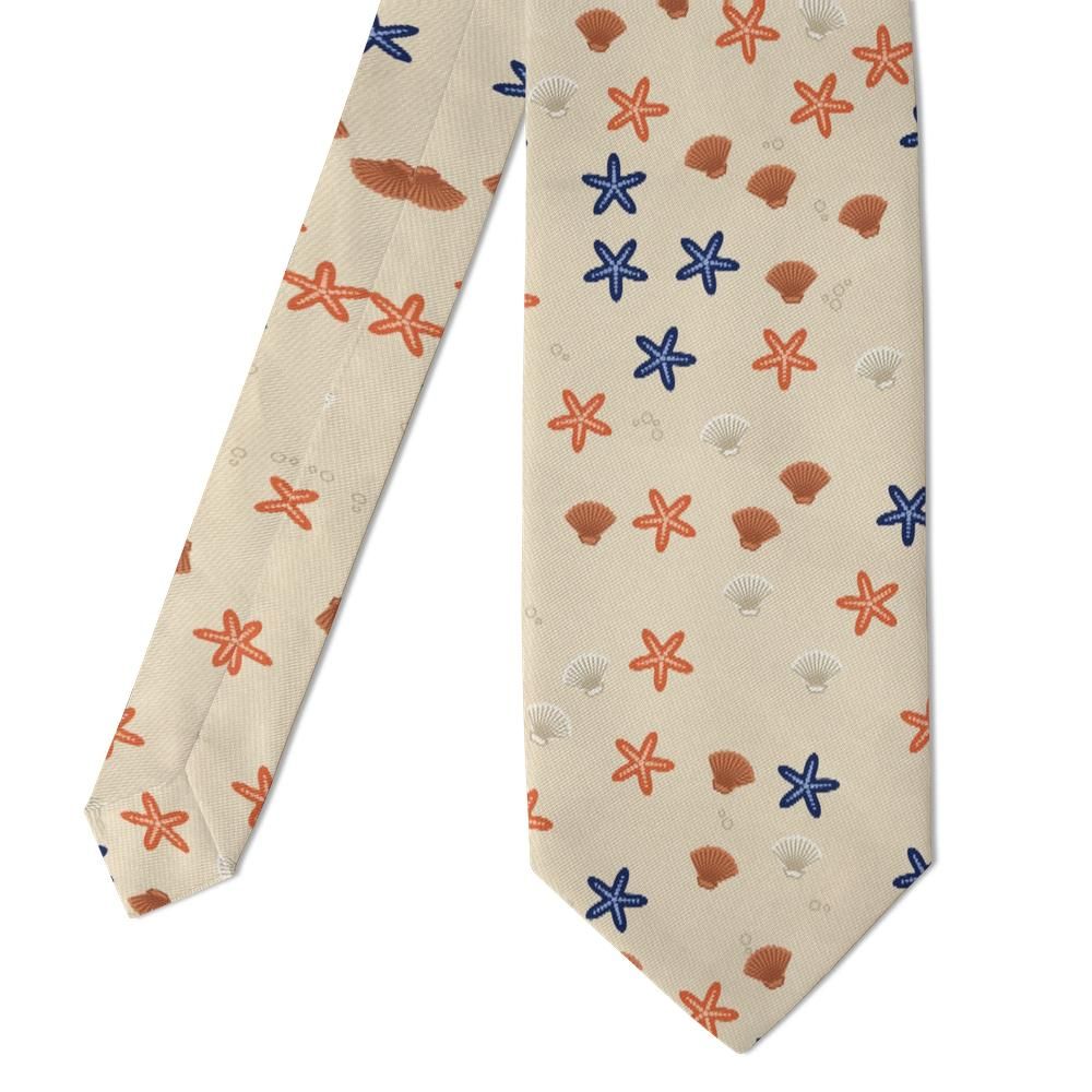 Ramel - Sand Starfish & Seashell Tie – Beach Wedding
