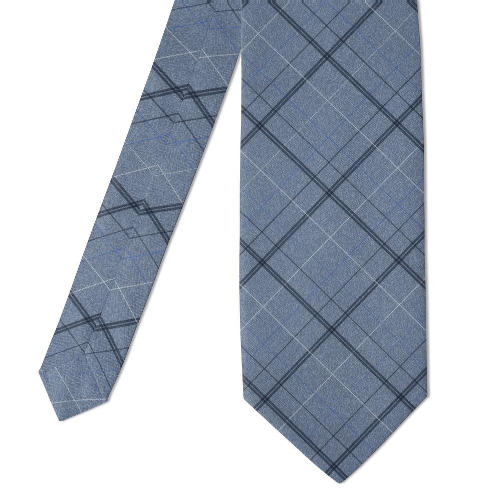 Capece - Grey Blue Heather Plaid Tie – Northern Morning