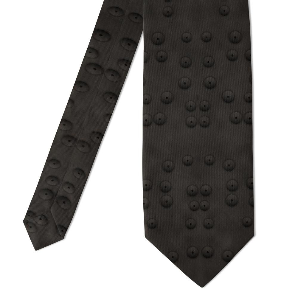 Ehrenborg - Black Ostrich Texture Tie – Evening Club