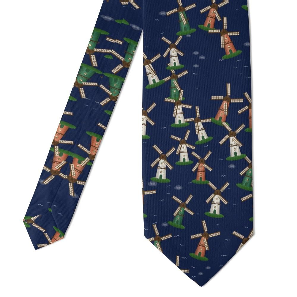 Lanckoronski - Navy Windmill Tie – Polder Evening