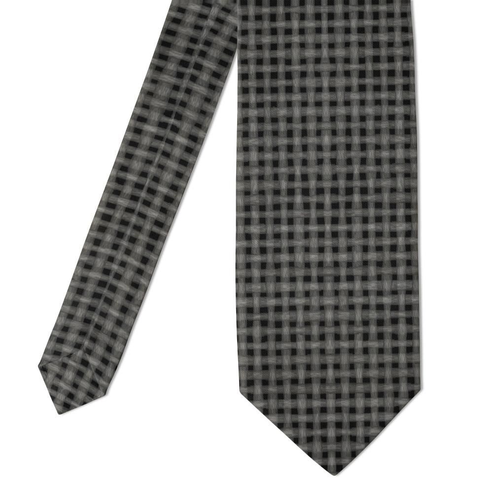 Leijonhufvud - Charcoal Burlap Weave Tie – Rustic Loft