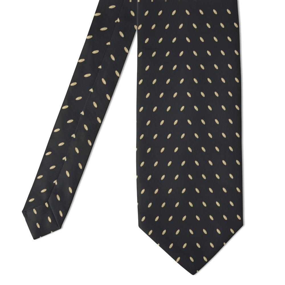 Bonde - Charcoal Seed Dot Tie – Harvest Field
