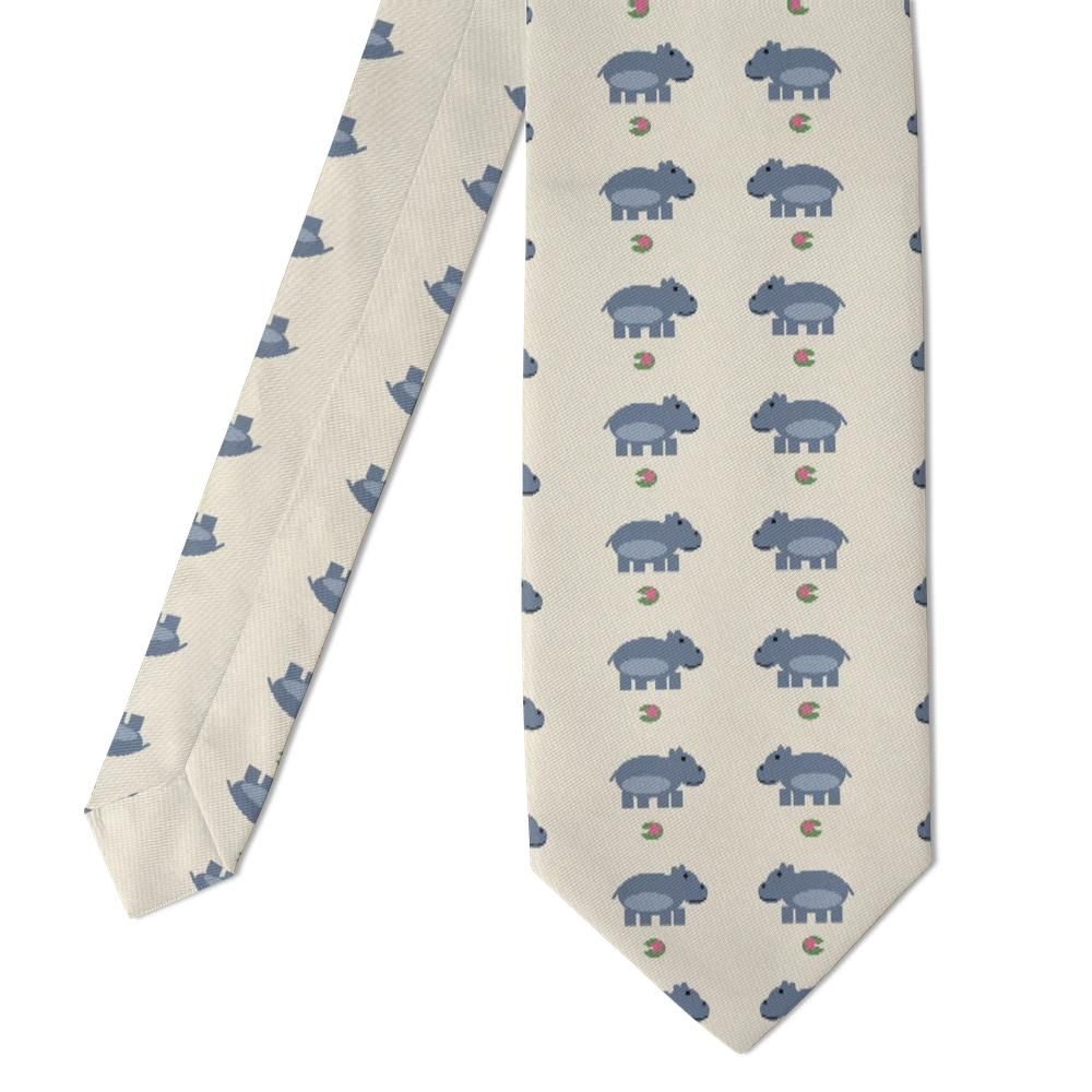 Hardegg - Cream & Slate Hippo Tie – Mud Bath