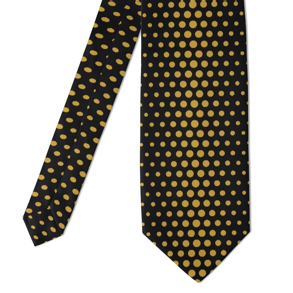 Lewenhaupt - Black Graduated Dot Tie – Evening Spotlight
