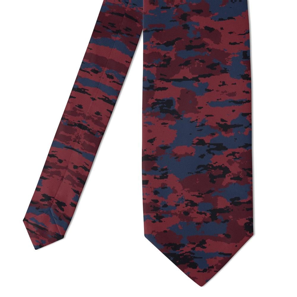 Seydlitz - Burgundy & Navy Disruptive Camo Tie – Regimental Ball