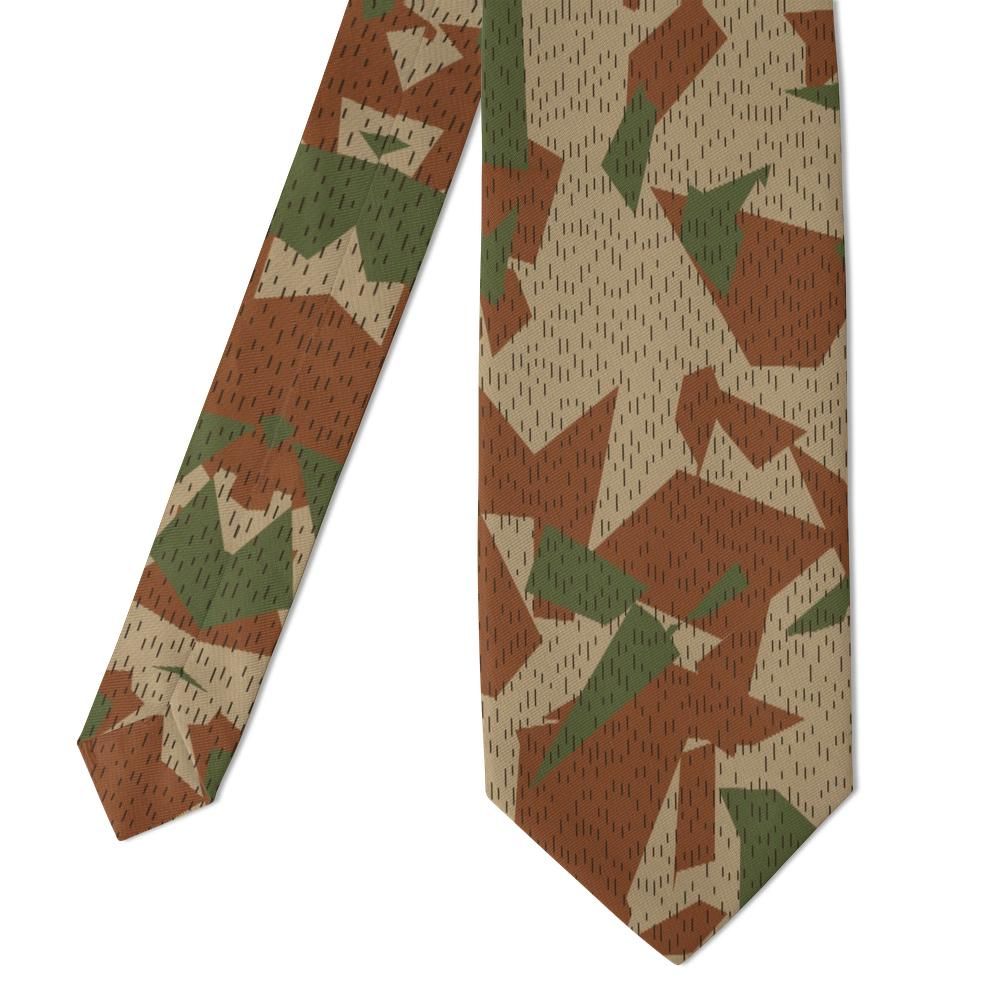 Scharnhorst - Rust & Olive Splinter Camo Tie – Autumn Manoeuvres