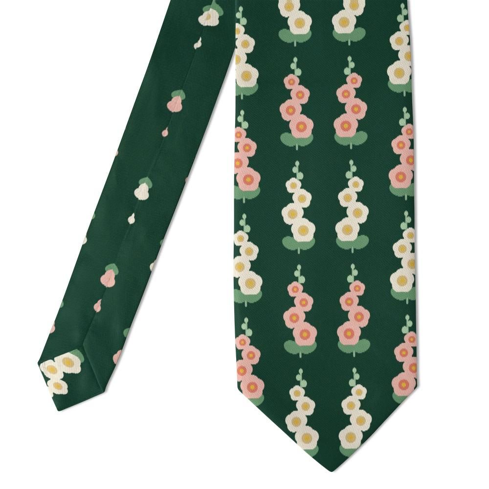 Hohenberg - Forest & Cream Hollyhock Tie – Garden Gate