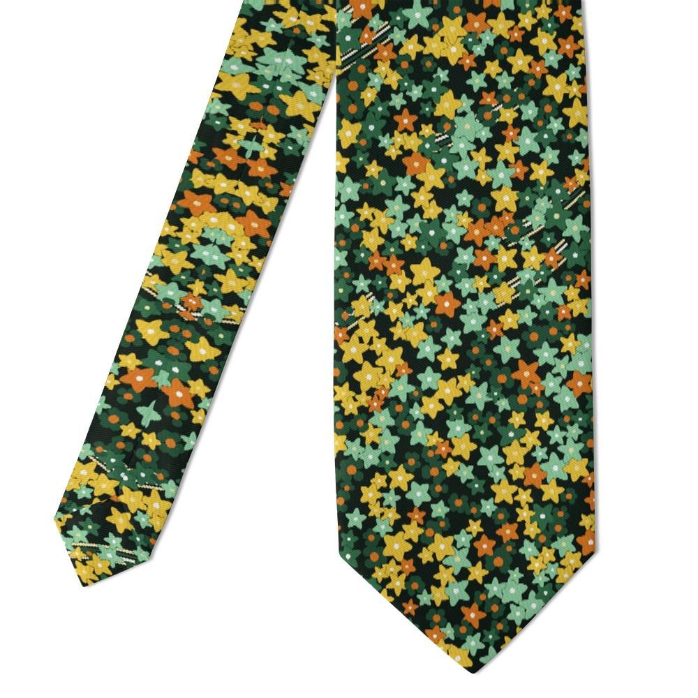 de Castelnau - Forest & Saffron Floral Tie – Provencal Meadow