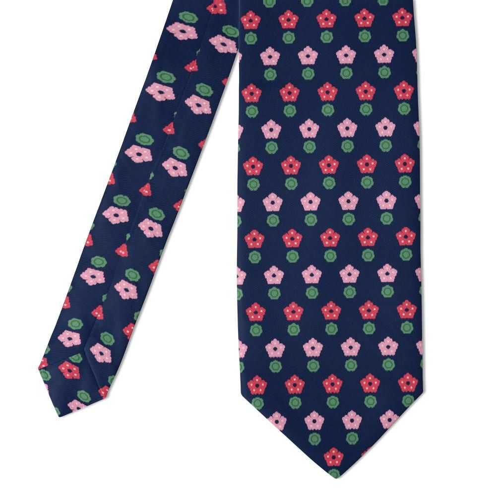 Wurmbrand - Navy & Red Geranium Tie – Window Box