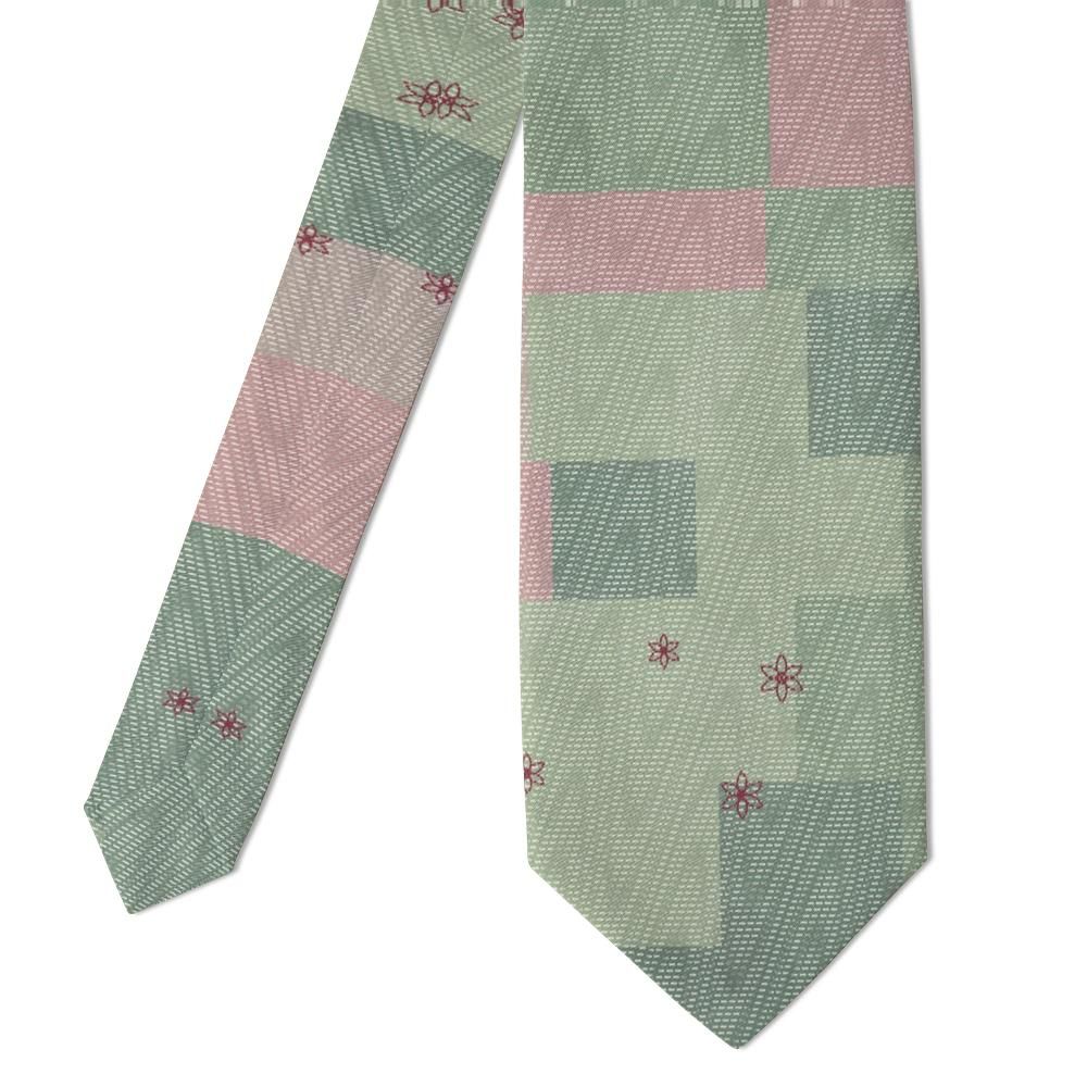 Lange - Sage & Rose Kantha Stitch Tie – Garden Quilt