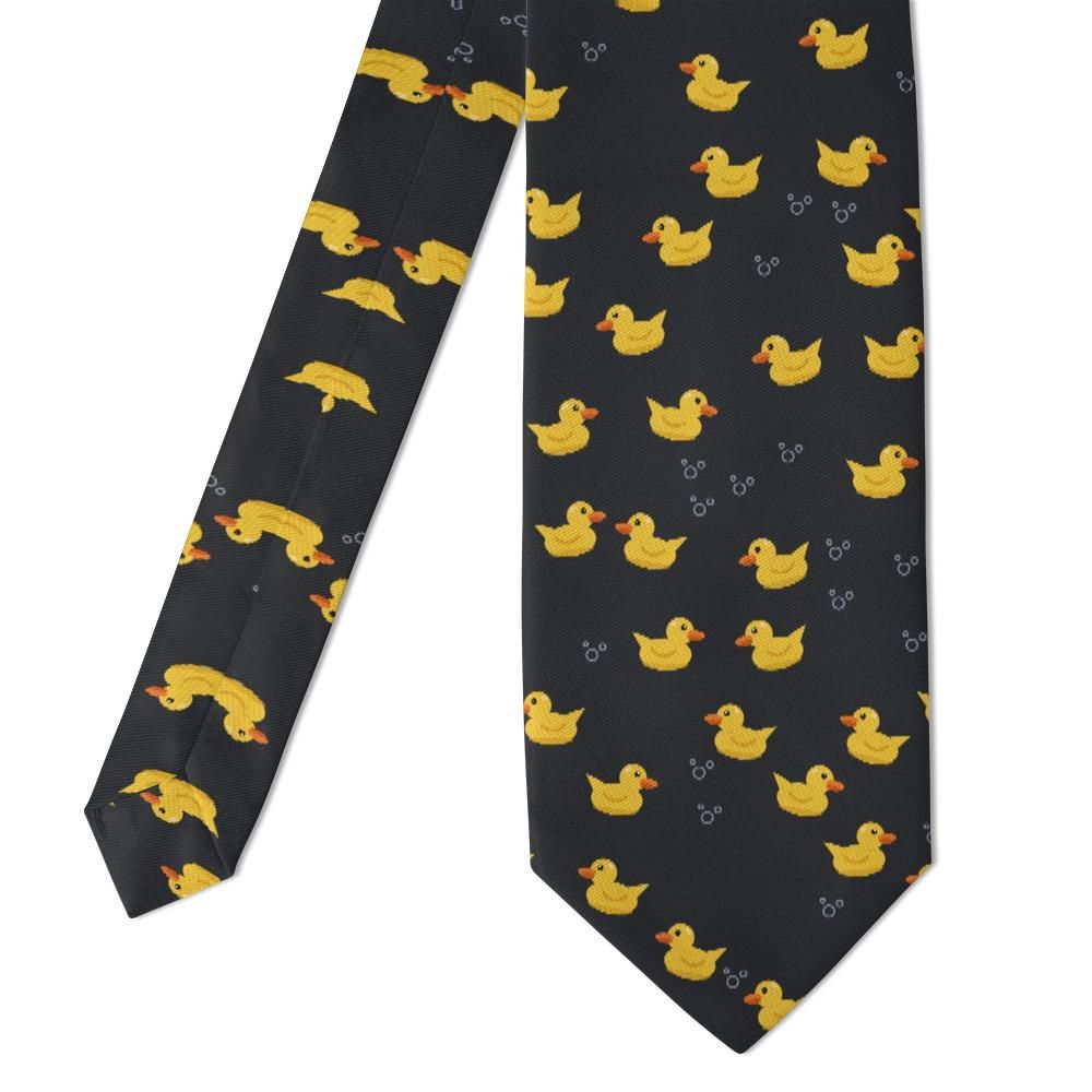 Stygge - Charcoal Rubber Duck Tie – Debug Duck