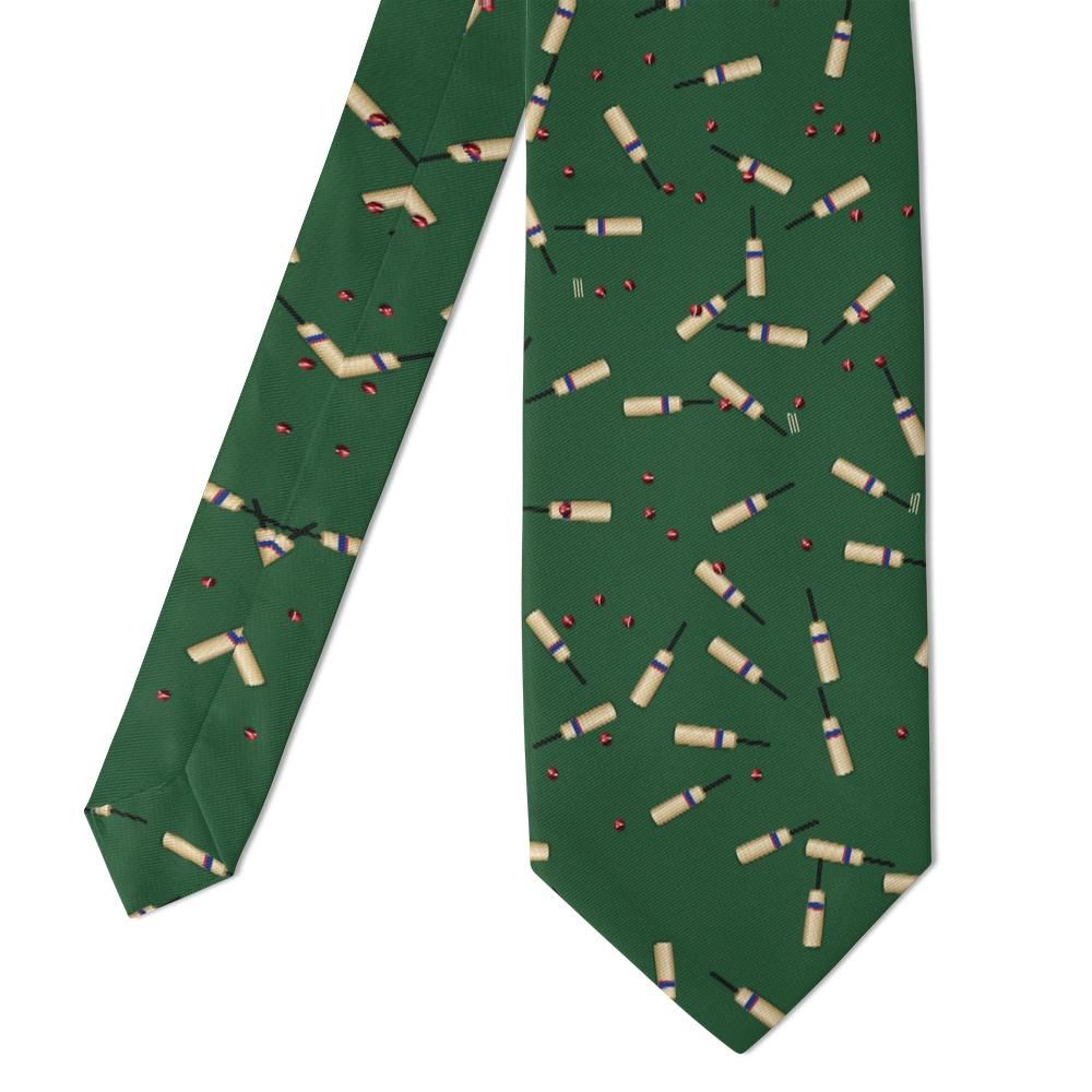 Chreptowicz - Green Cricket Tie – A Day at the Village Green