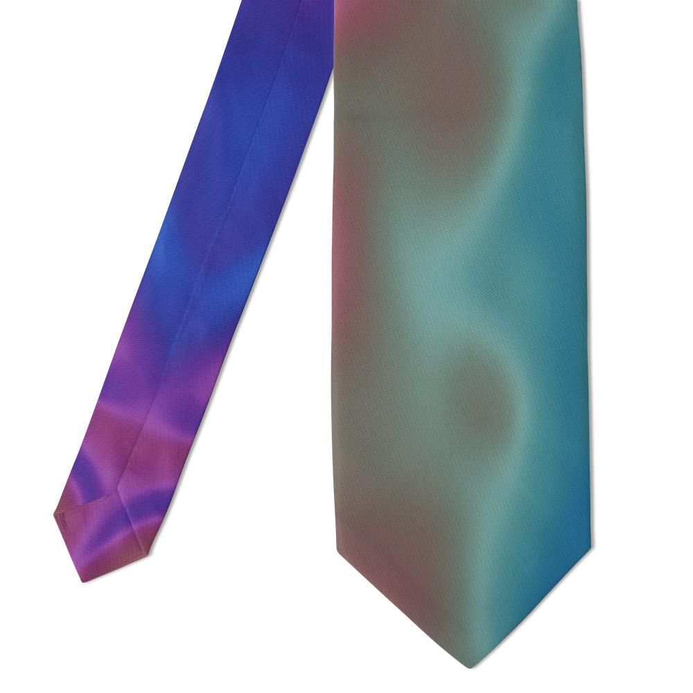 Wachtmeister - Cobalt & Violet Iridescent Swirl Tie – Aurora Night