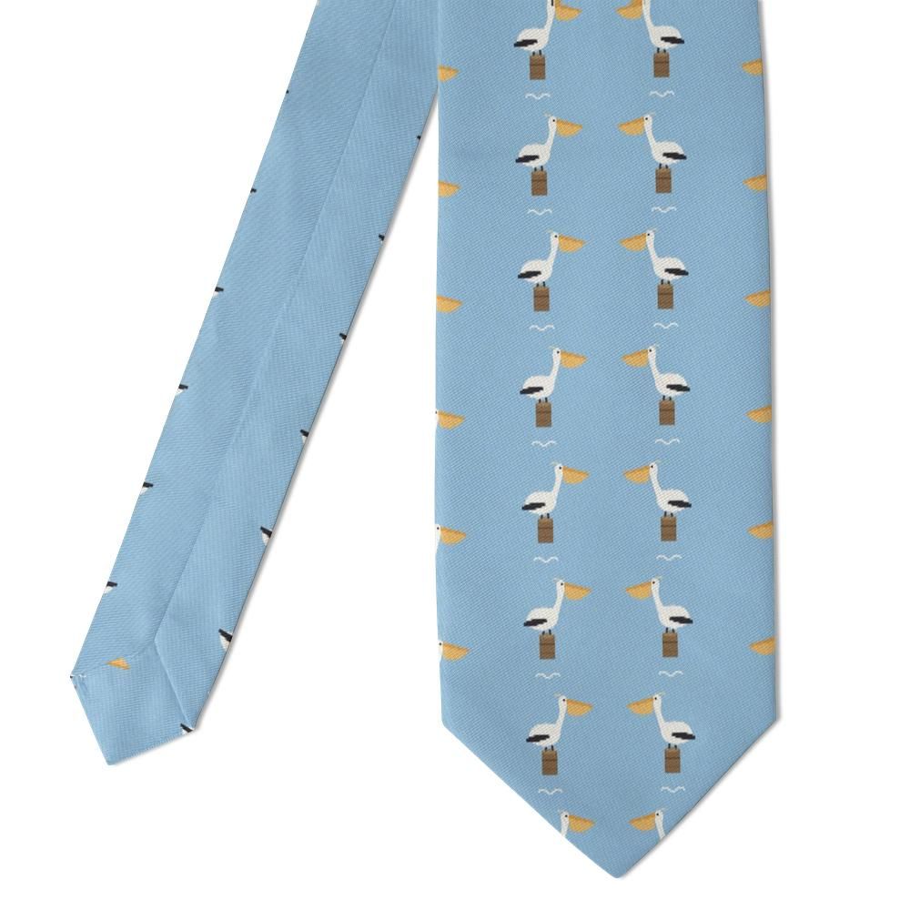 Wratislaw - Sky & White Pelican Tie – Harbour Watch